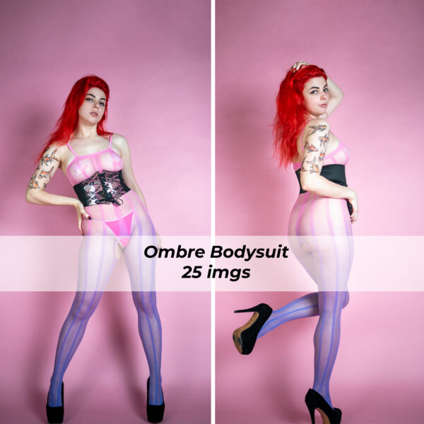 Pink-Purple Ombre Bodysuit - 25 images